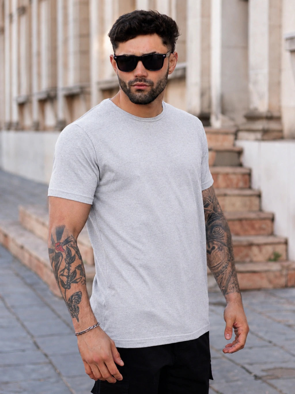 Remera Basic Algodón 20.1 Pesada
